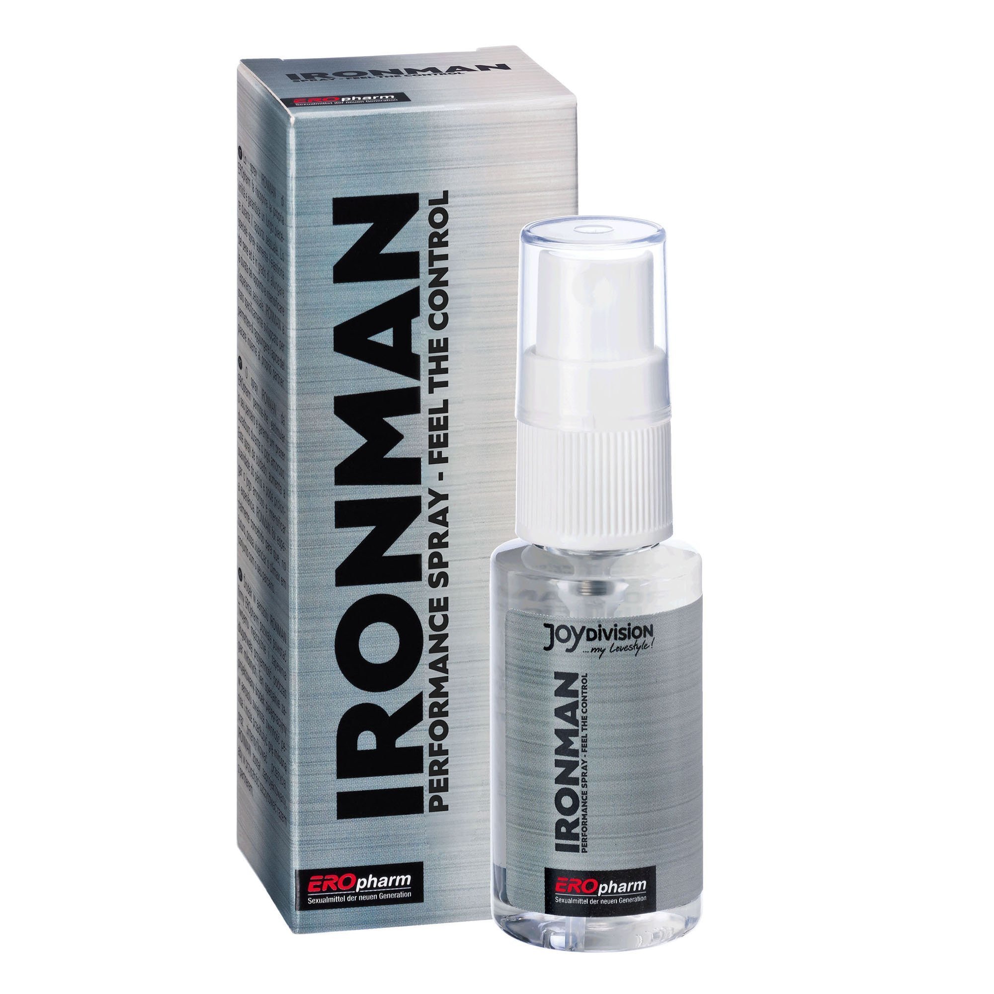 Ejakuliaciją nutolinantis purškalas „Ironman“, 30 ml - Joy Division