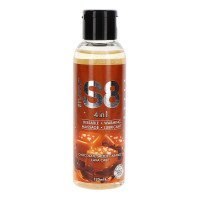 Šildantis masažinis lubrikantas „4 in 1 Chocolate Salted Caramel Lava Cake“, 125 ml - Stimul8