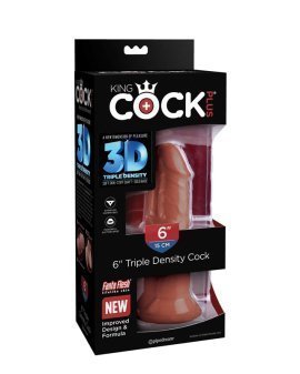 Rudas dildo „3D Triple Density Cock Nr. 6“ - King COCK