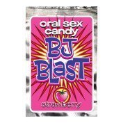 Saldainiai oraliniam seksui „BJ Blast Strawberry“, 18 g