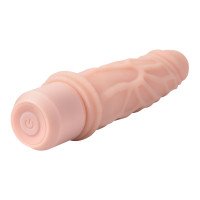 Vibruojantis dildo „Dr. Skin Dr. Robert“ - Blush