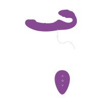 Vibruojantis strap-on dildo be dirželių „Nymphea“ - ToyJoy
