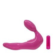 Vibruojantis strap-on dildo be dirželių „Infinity Rechargeable“