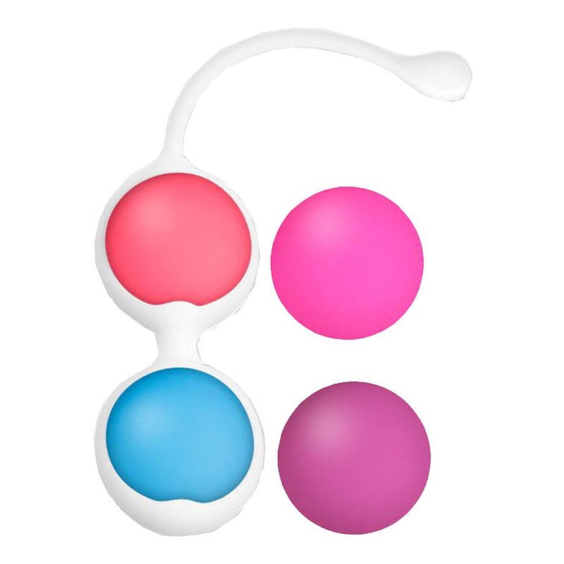 Vaginalinių kamuoliukų rinkinys „Adalet 4 Kegel Beads“ - Intoyou