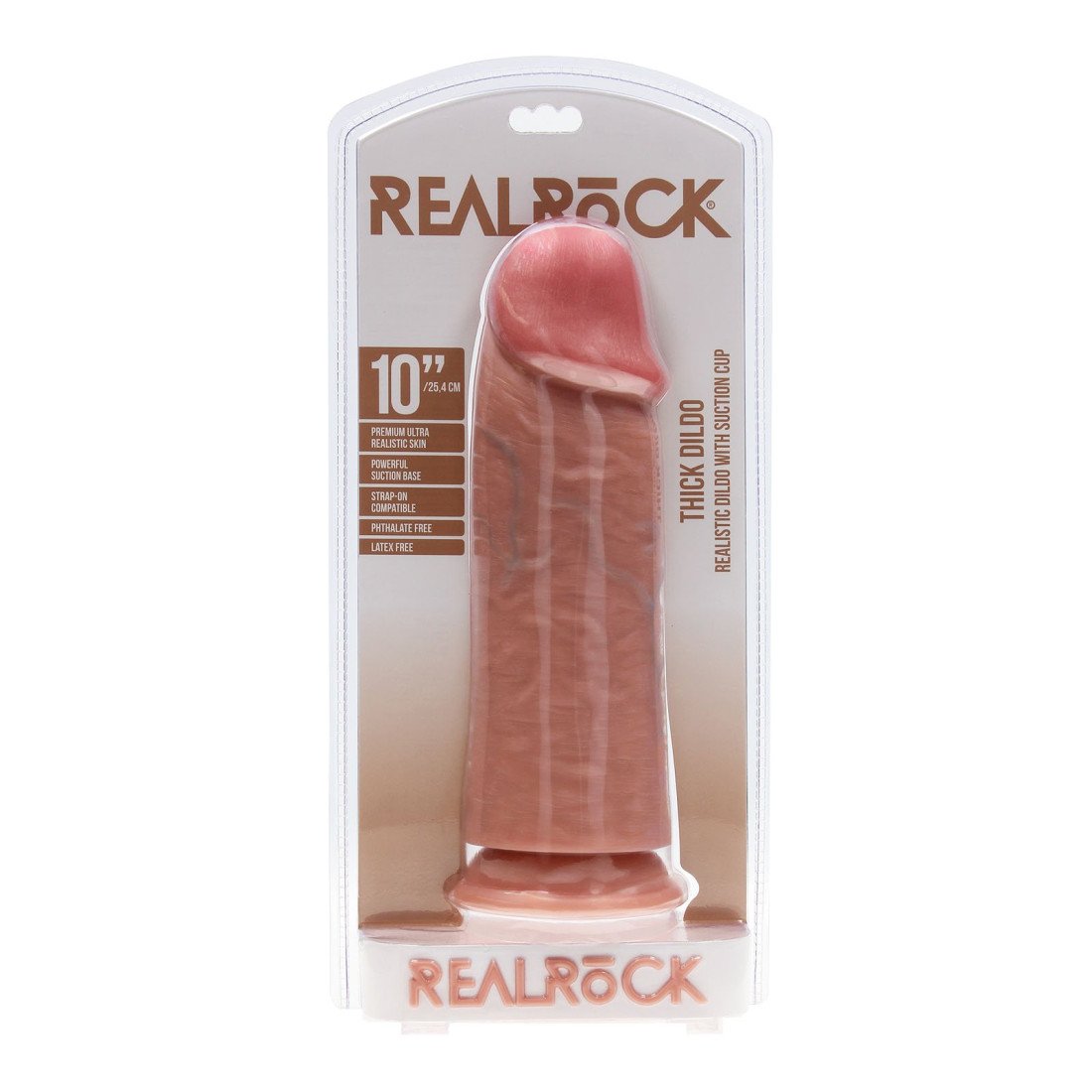 XXL dildo „Extra Thick Straight 10“ - RealRock