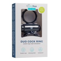 Vibruojantis penio žiedas „Duo Cock Ring“ - EasyToys