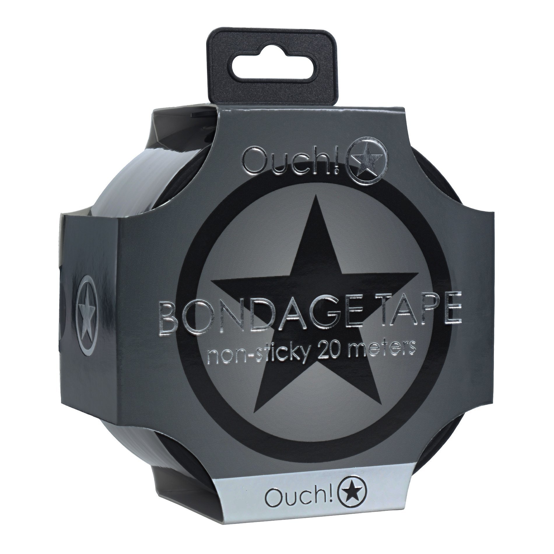 Suvaržymo juosta „Bondage Tape Black“, 20 m - Ouch!