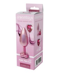 Didelis analinis kaištis „Pearl Pink Gleaming Love“ - Dream Toys