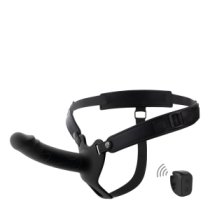 Vibruojantis strap-on dildo „Inferno 16 cm“ - Hidden Desire