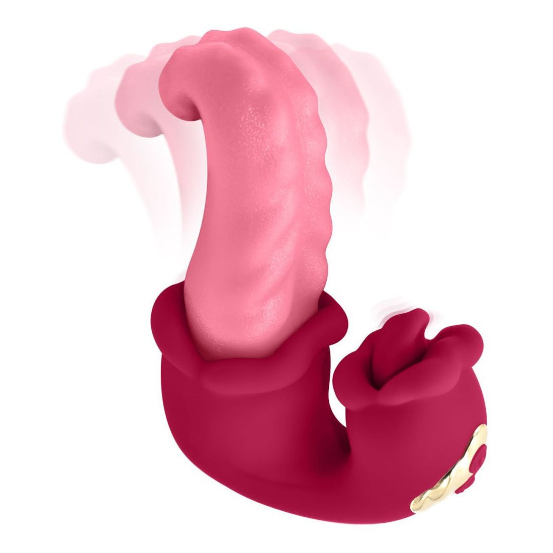 Vibratorius kiškutis „Double Tongue Vibrator“ - Teazers