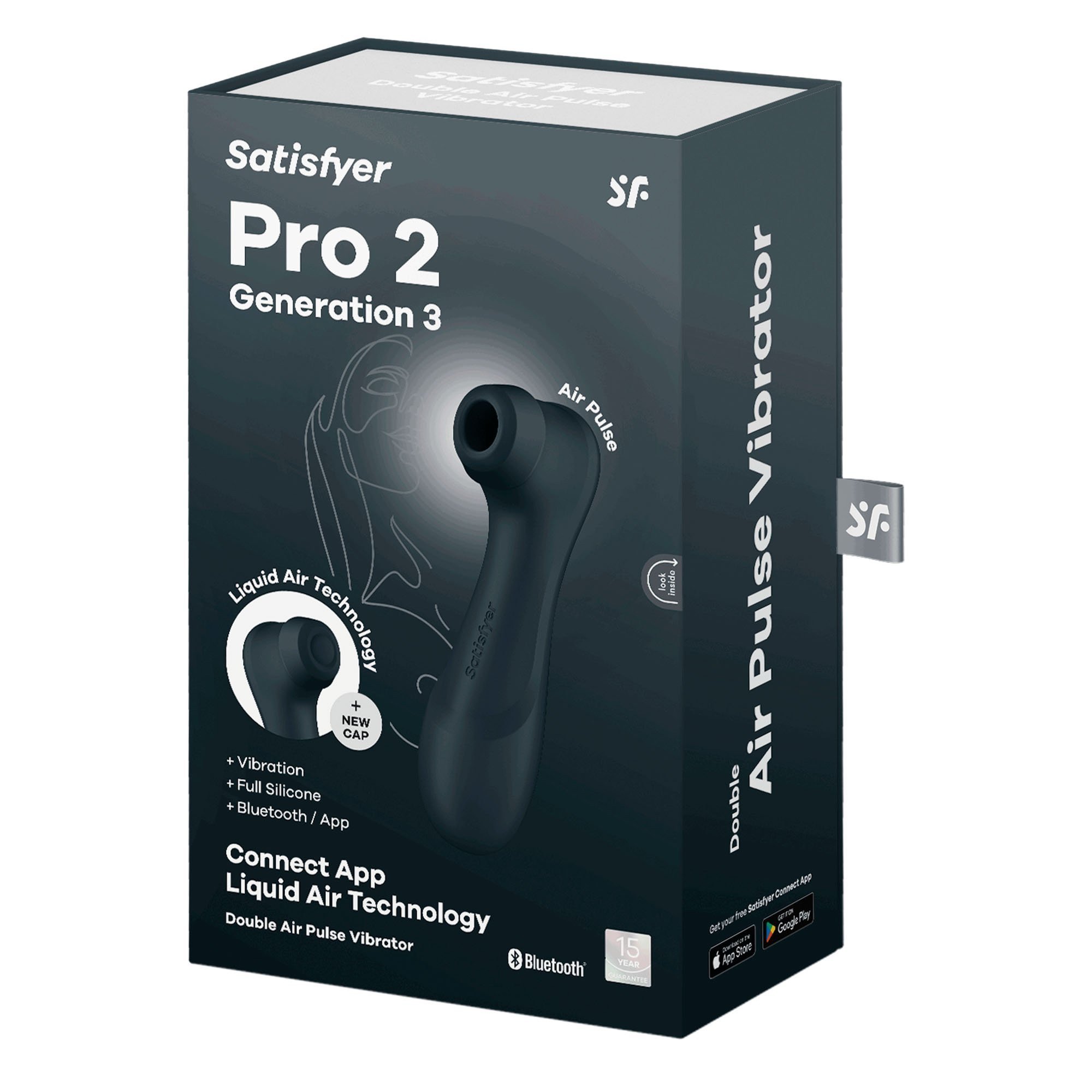 Išmanusis vibruojantis klitorinis stimuliatorius „Pro 2 Generation 3“ - Satisfyer