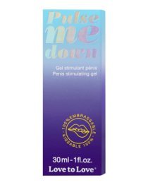 Stimuliuojantis gelis peniui „Pulse Me Down“, 30 ml - Love to Love
