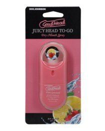 Purškalas oraliniam seksui „GoodHead To-Go Pink Lemonade“, 9 ml - Doc Johnson