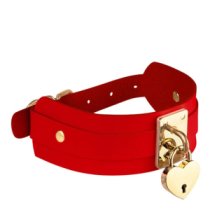 Antkaklis „Heart Lock Key Collar“ - Kinky Diva