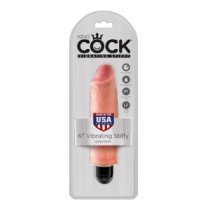 Vibruojantis dildo „Vibrating Stiffy Nr. 6“ - King COCK