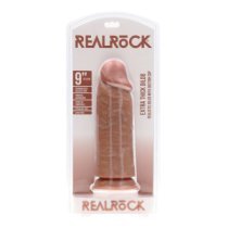 XXL dildo „Extra Thick Straight 9“ - RealRock