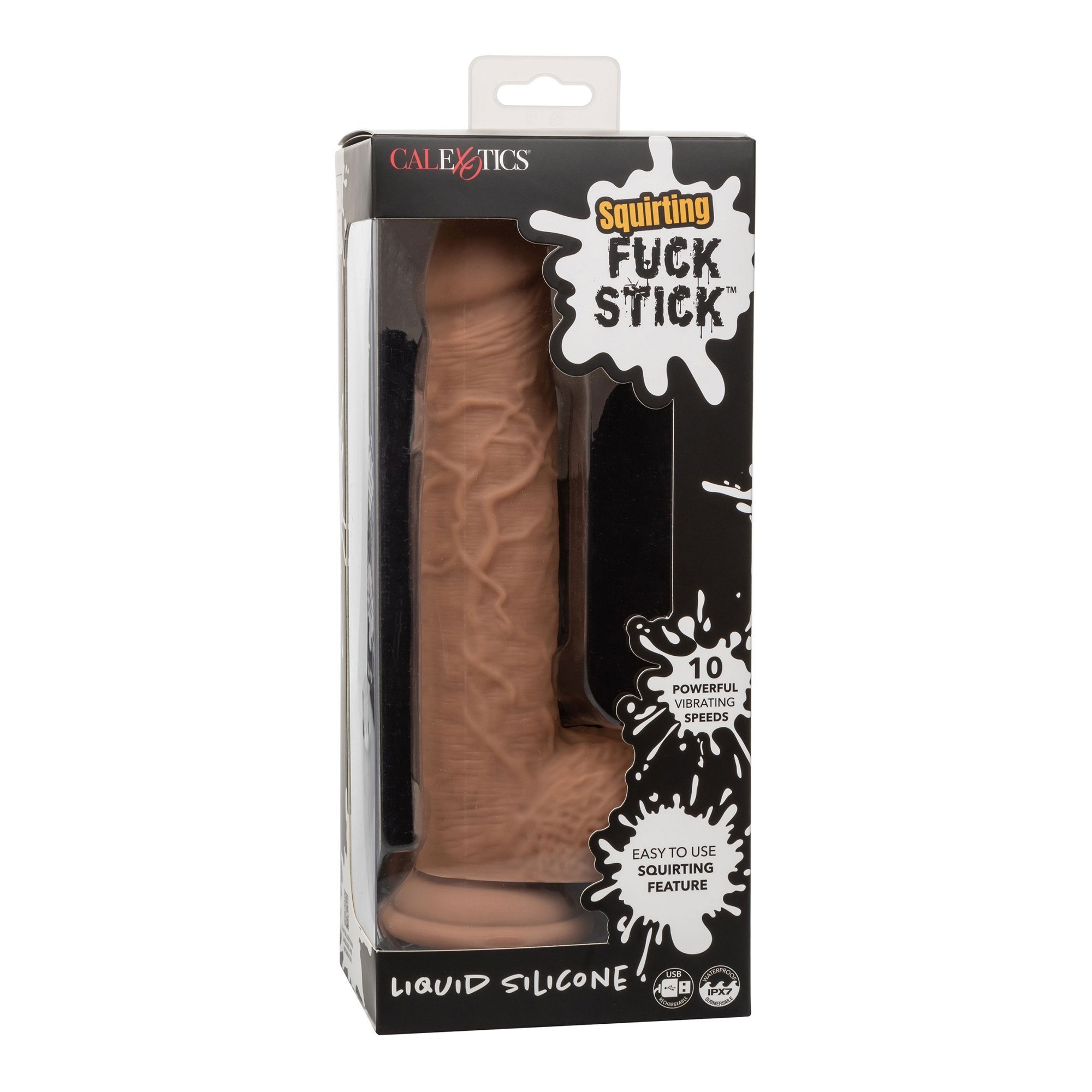 Vibruojantis falo imitatorius „Squirting Fuck Stick“ - CalExotics