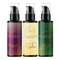 Masažo lubrikantų rinkinys „Tropical Temptation“, 150ml - Bodygliss
