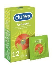 Stimuliuojantys prezervatyvai „Arouser“, 12 vnt. - Durex
