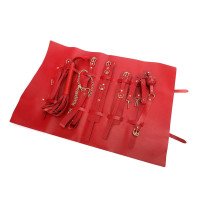 Suvaržymo rinkinys „Bondage Set with Carry Bag Red“ - Latetobed
