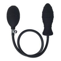 Pripučiamas analinis kaištis „Ribbed Inflatable Silicone Anal Plug“