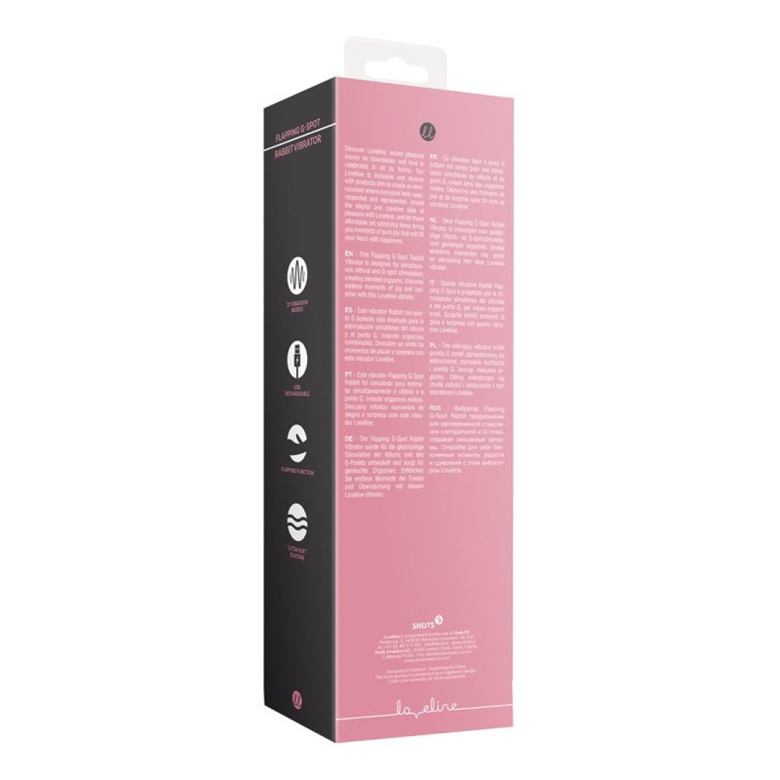 Vibratorius kiškutis „Flapping G-Spot Rabbit“ - Loveline