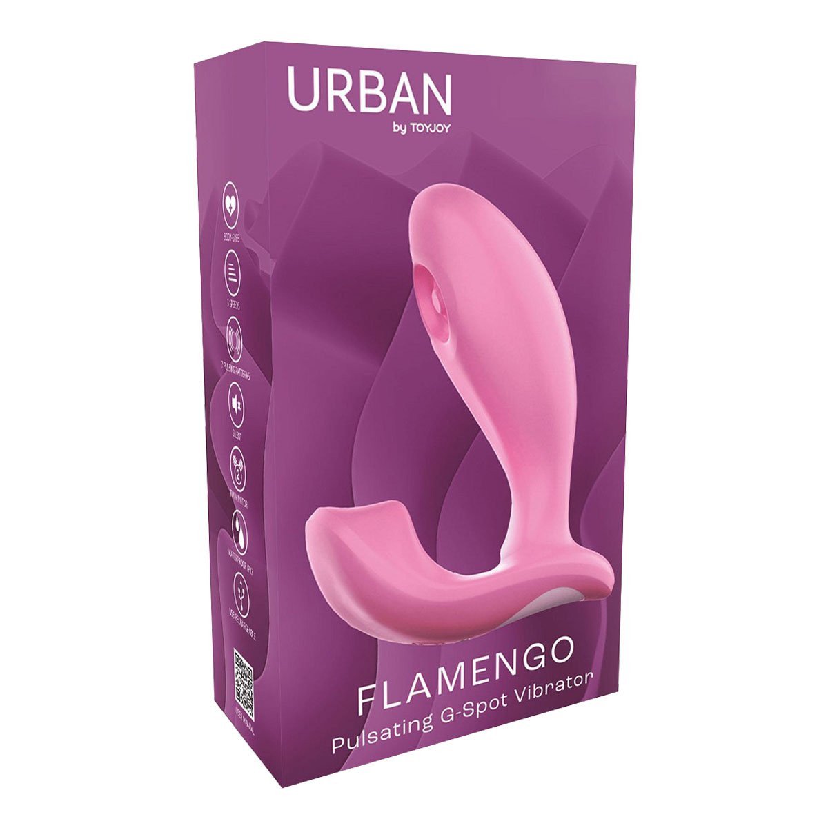 Dėvimas vibratorius „Urban Flamengo“ - ToyJoy