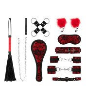 BDSM rinkinys „Lace & Leather Look“