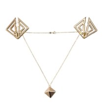 Spenelių spaustukai „Adjustable Metal Nipple Clamps with Heavy Pendant“ - Lockink