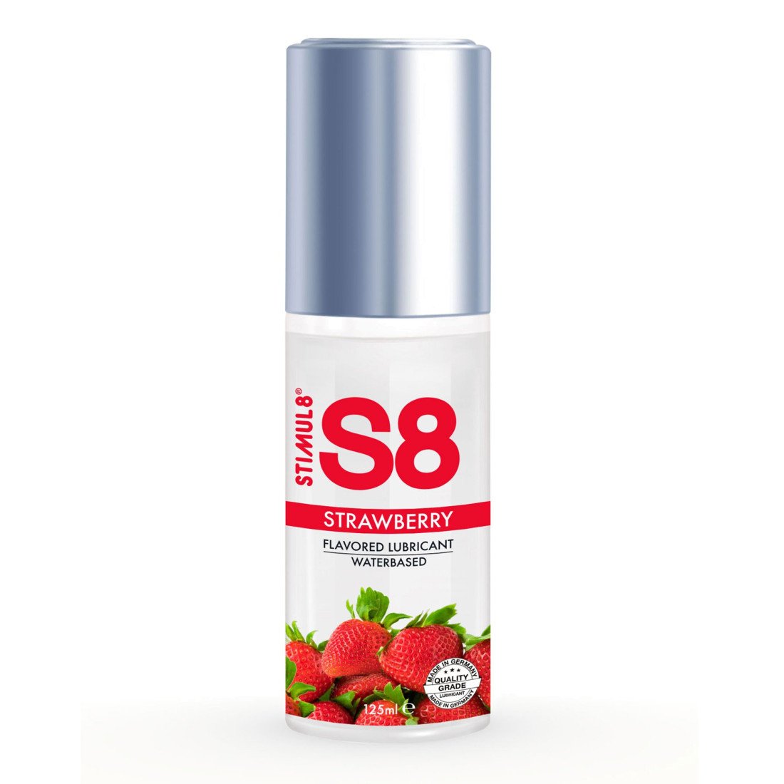 Vandens pagrindo lubrikantas „Strawberry“, 125 ml - Stimul8