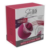 Vibruojanti pompa moterims „Nipple and Clitoral Pump“ - She.E.O Vibruojanti pompa moterims „Nipple and Clitoral Pump“ - She.E.O