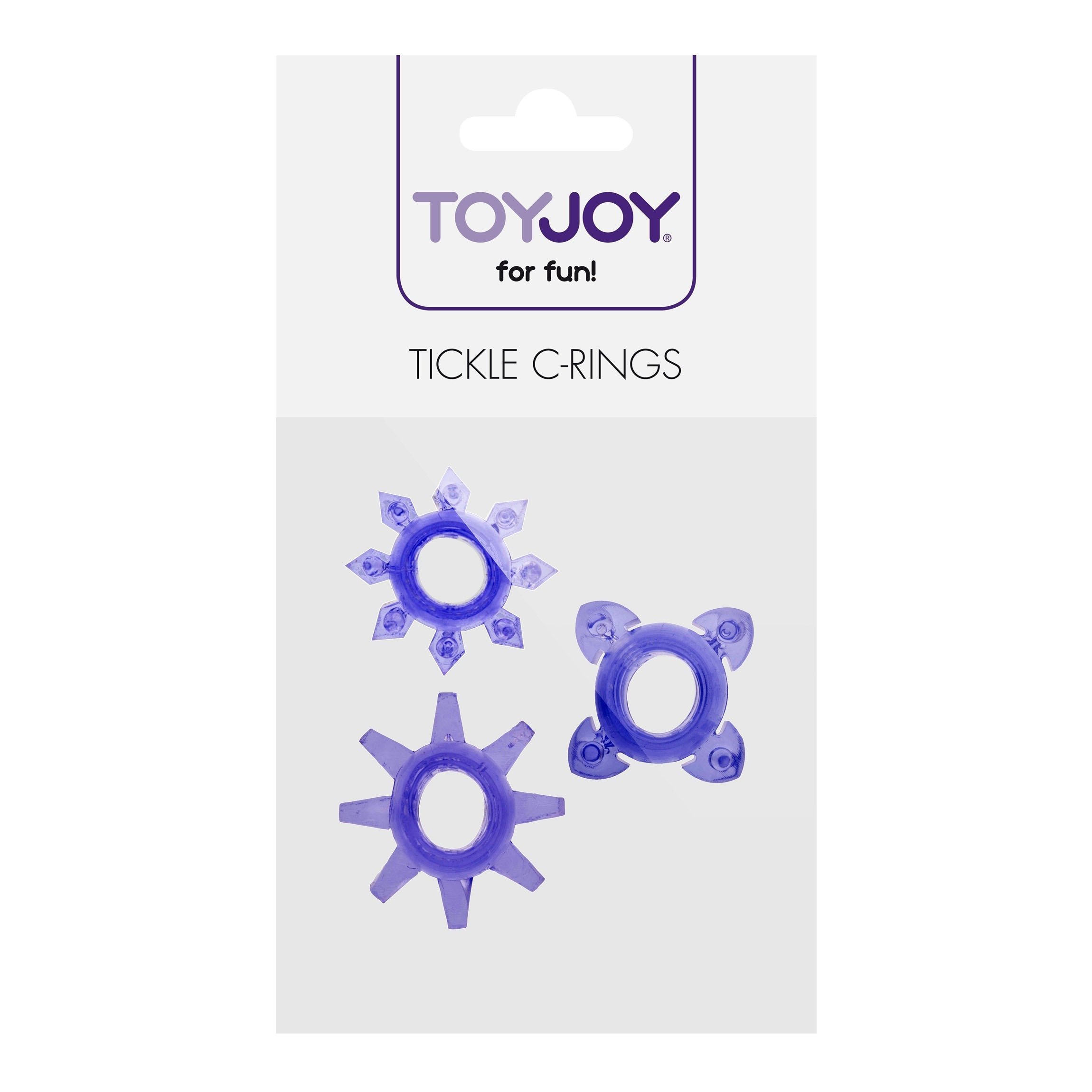Žiedų rinkinys „Tickle C-rings“ - ToyJoy