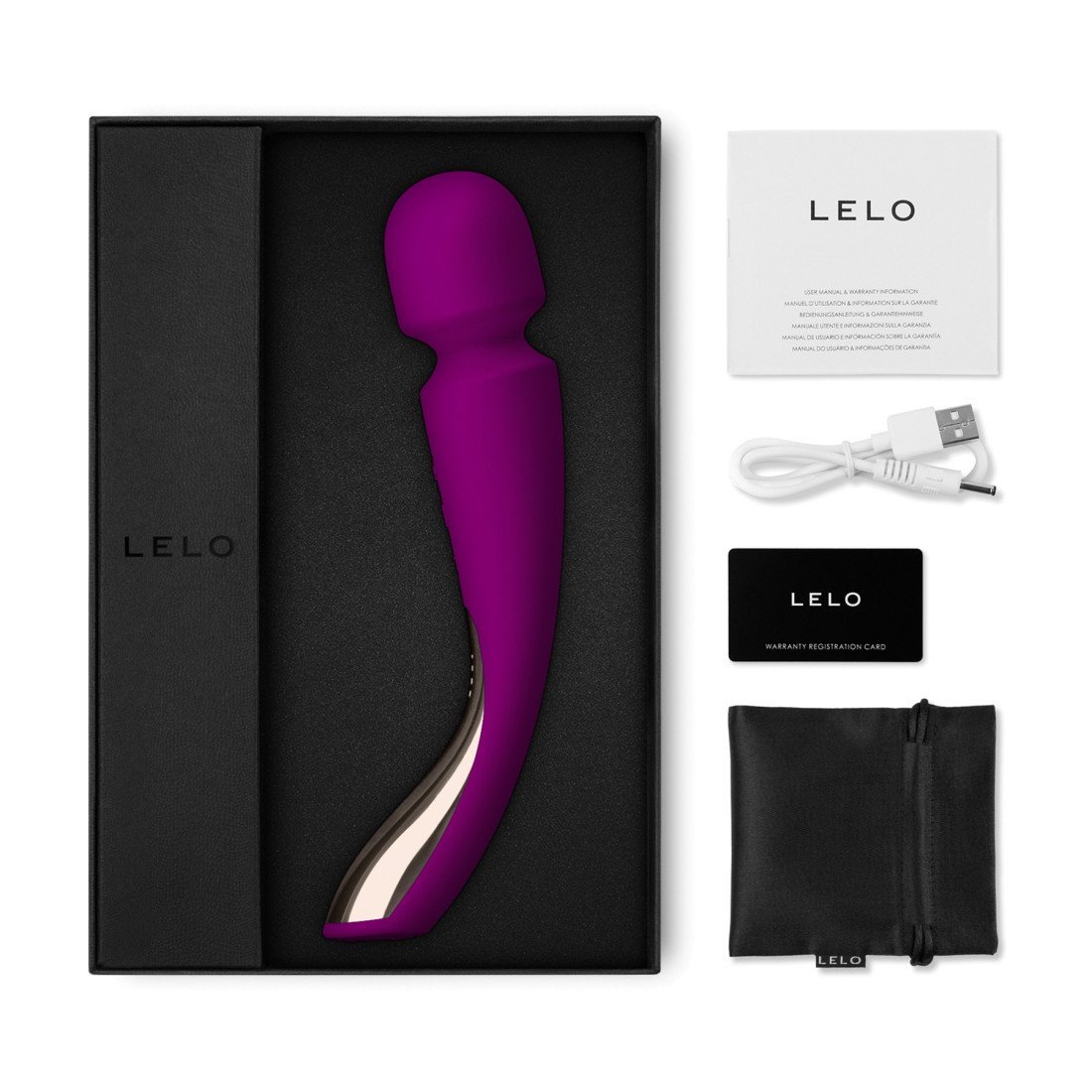 Vibruojantis masažuoklis „Smart Wand 2 Medium“ - LELO