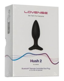 Išmanusis analinis kaištis „Hush 2 Small“ - Lovense