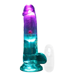 Vibruojantis falo imitatorius „LED Vibrating Cock 6“ - RealRock