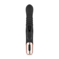 Automatinis vibratorius kiškutis „Thrusting Rabbit“ - Rosy Gold