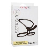 Vibruojantis strap-on dildo „Boundless“ - CalExotics