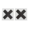 Spenelių lipdukai „Nipple Stickers Cross“ - Cottelli Collection