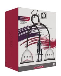 Krūtų pompa „Vacuum Breast Pleasure Pump S/M“ - She.E.O