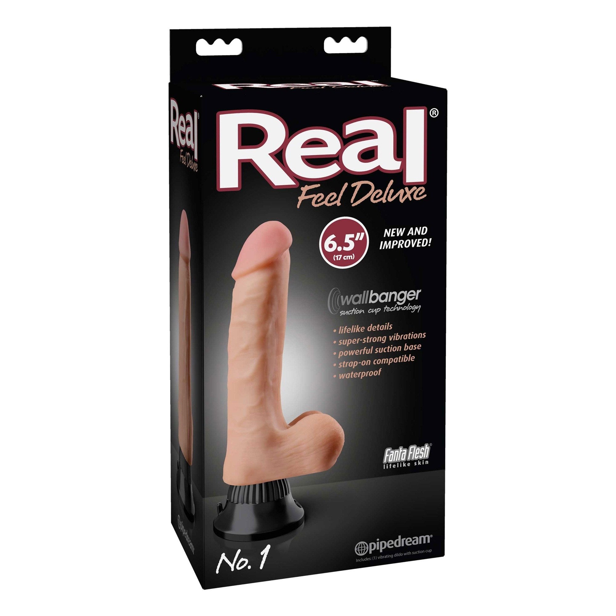 Vibruojantis falo imitatorius „Real Feel Deluxe Nr. 1“ - Pipedream