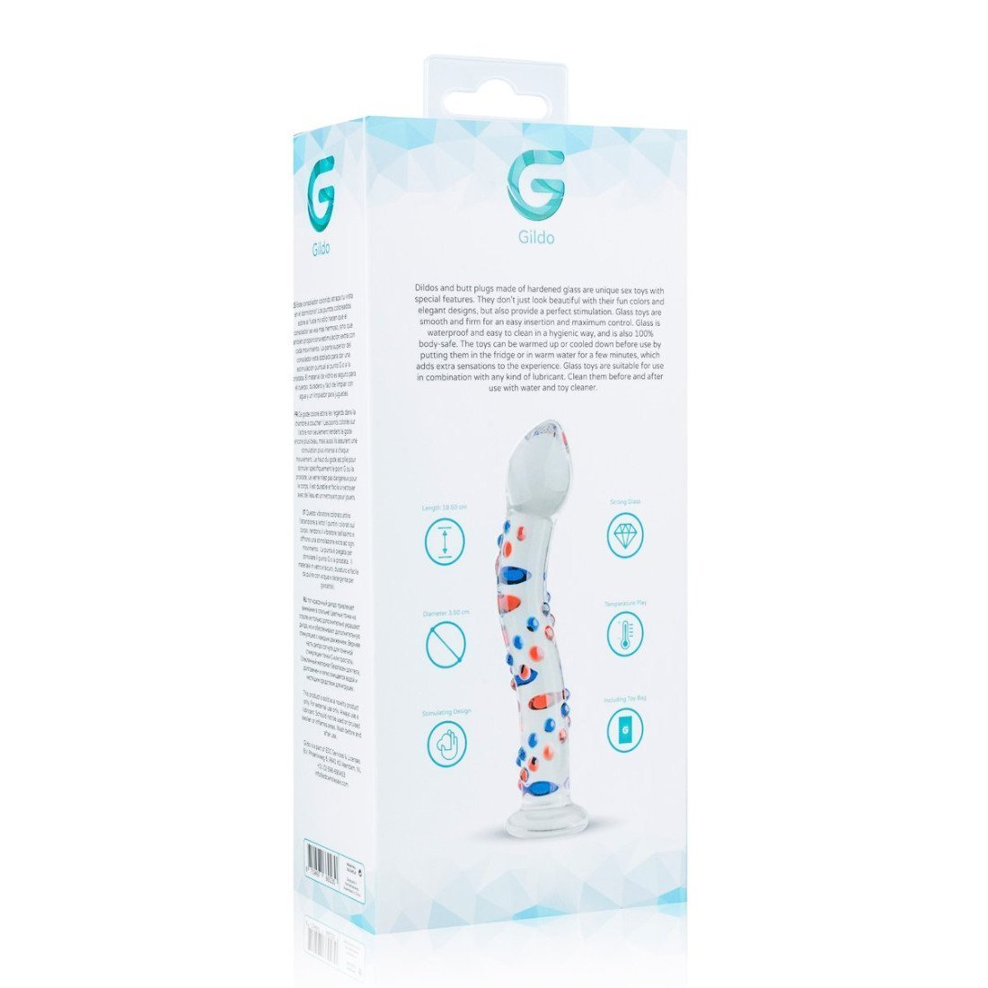 Stiklinis dildo „Glass Dildo Nr. 3“ - Gildo
