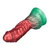 Pripučiamas silikoninis dildo „Aerosx Nr. 7.5 Red/Green“ - Lovetoy