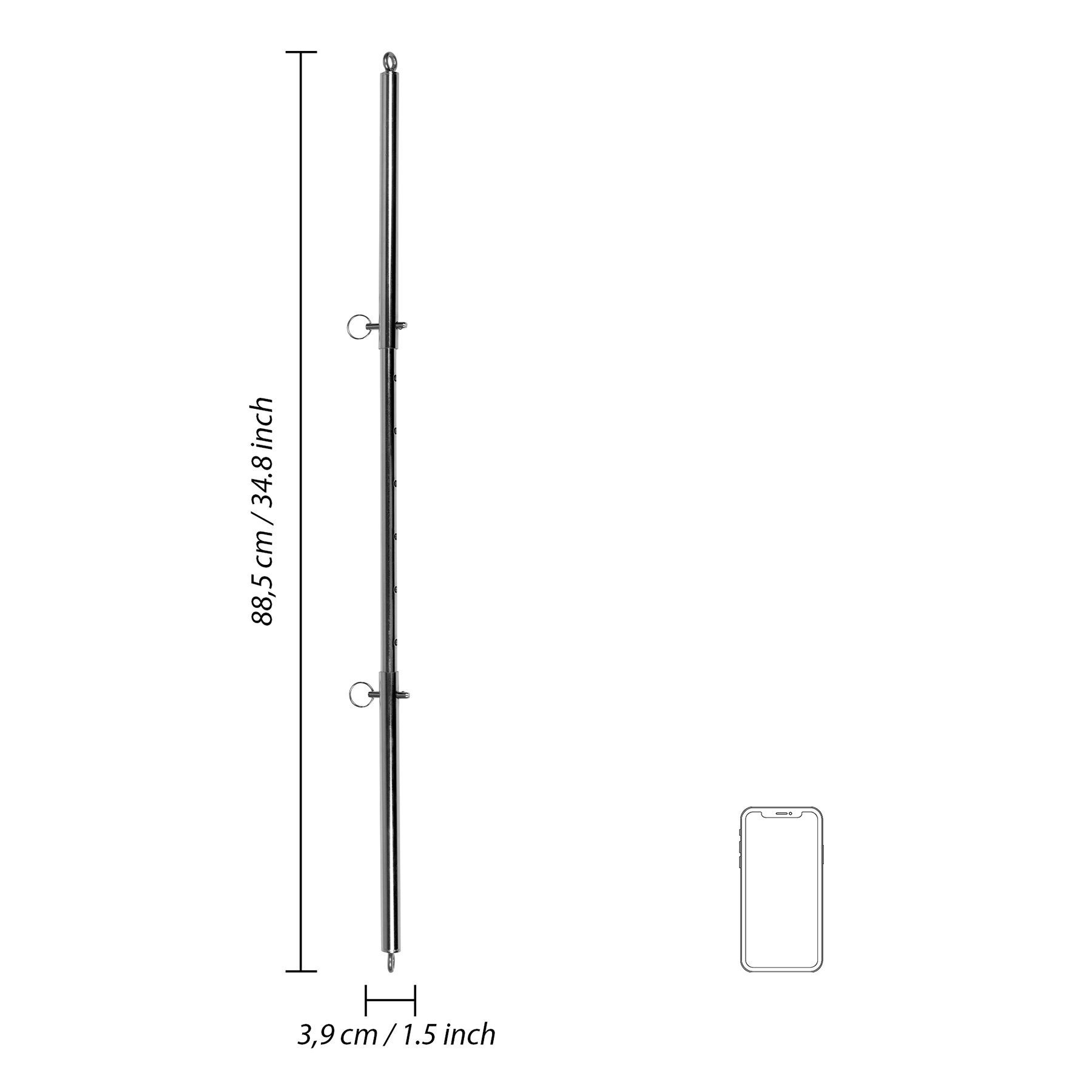 Kūno suvaržymo sistema „Adjustable Spreader Bar“ - Ouch!