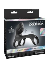 Vibruojanti penio mova „Ultimate Couples Cage Pro“ - Fantasy C-Ringz