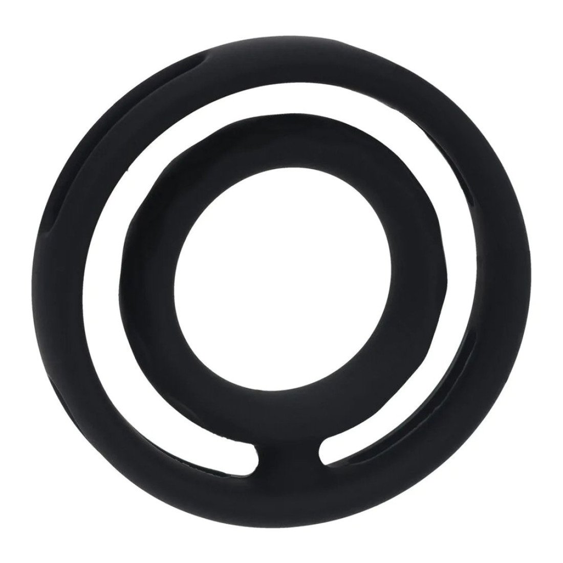 Penio ir sėklidžių žiedas „Classic Grooved Cock & Ball Ring“ - Shots Toys