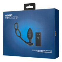 Vibruojantis analinis kaištis - žiedas „Tornado“ - Nexus
