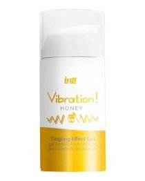 Stimuliuojantis gelis „Vibration! Honey“, 15 ml - Intt