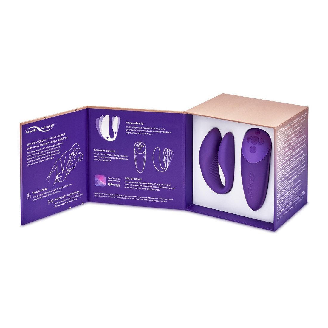Išmanusis vibratorius poroms „We-Vibe Chorus“ - We-Vibe