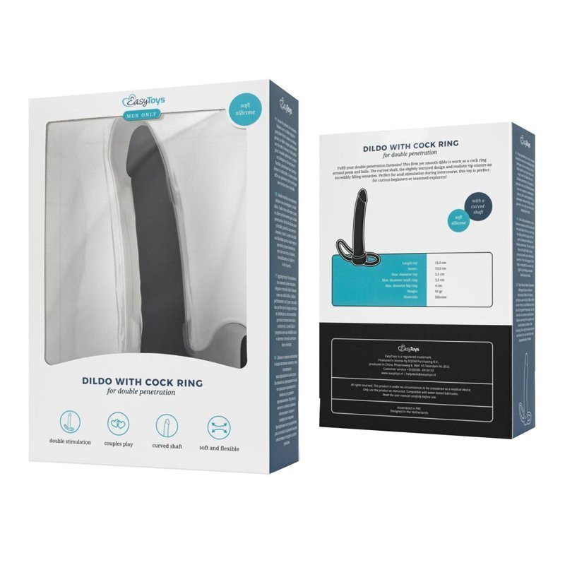 Strap-on dildo „Dildo with Cock Ring“ - EasyToys