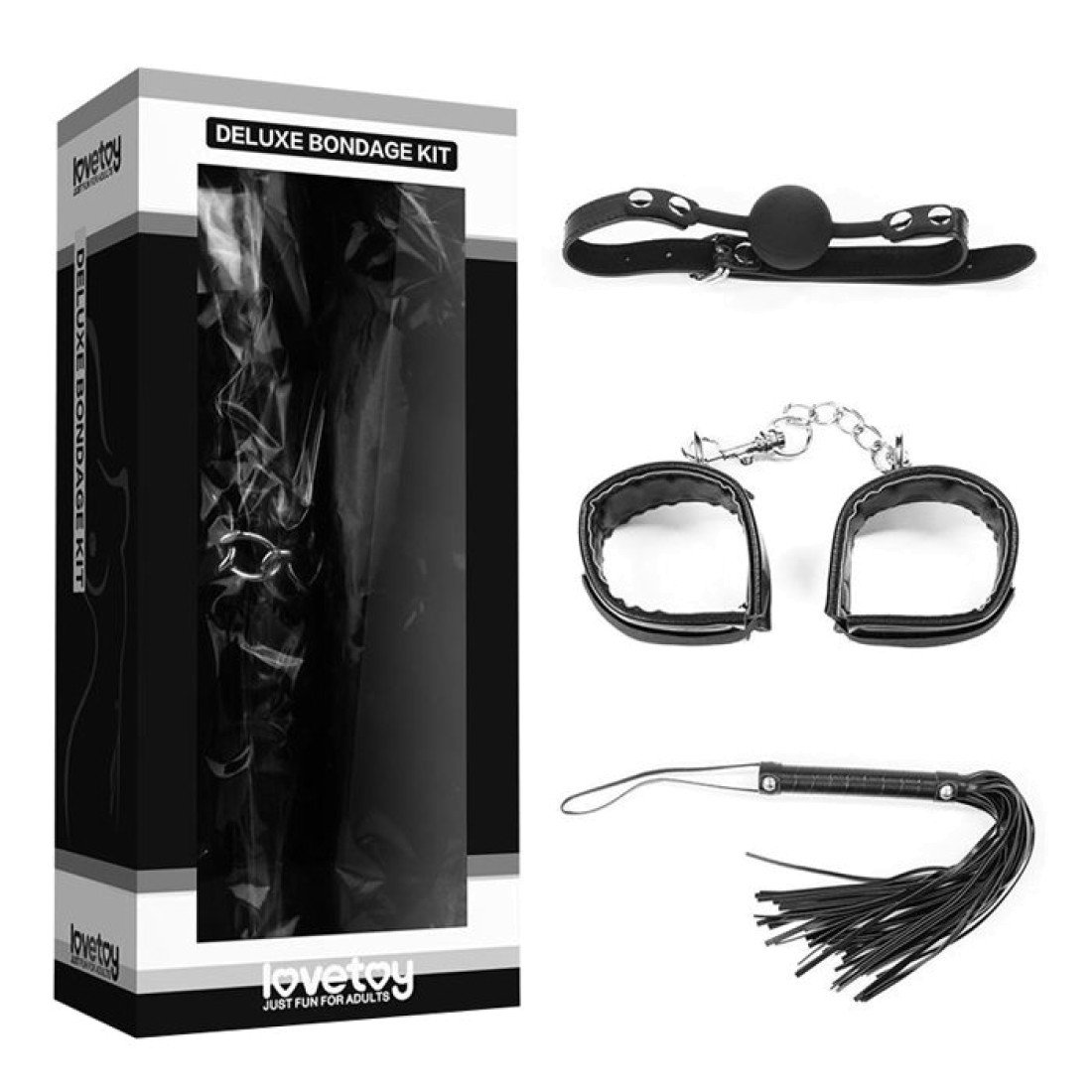 BDSM rinkinys „Deluxe Bondage Kit“ - Love Toy